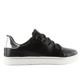Deportivas negras de mujer B110-20 Black rojo