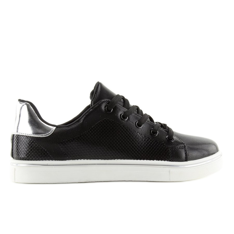 Deportivas negras de mujer B110-20 Black rojo