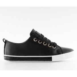 Deportivas negras de mujer A88-07 Black negro Deportivas negras de mujer A88-07 Black negro