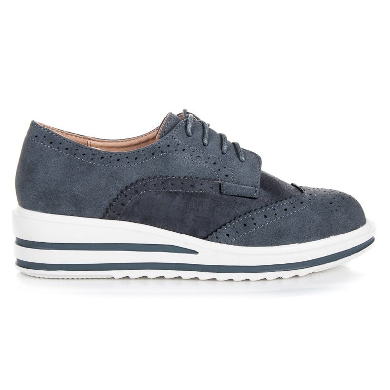Vices Zapatos de ante con cordones gris