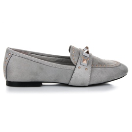 Vices Mocasines de ante gris