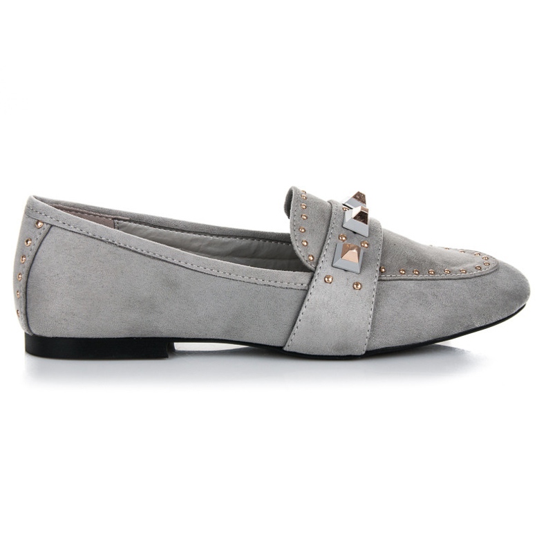Vices Mocasines de ante gris