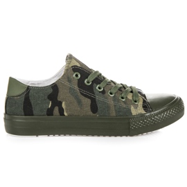Zapatillas camufladas de mujer verde