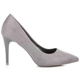 Tacones de ante gris Tacones de ante gris