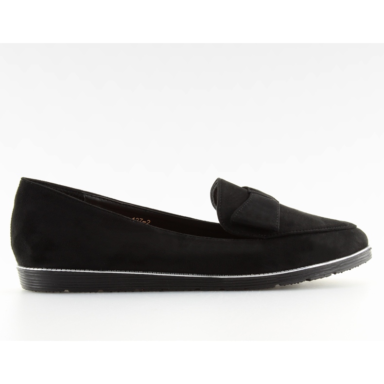Mocasines mujer negros 127-2 negro