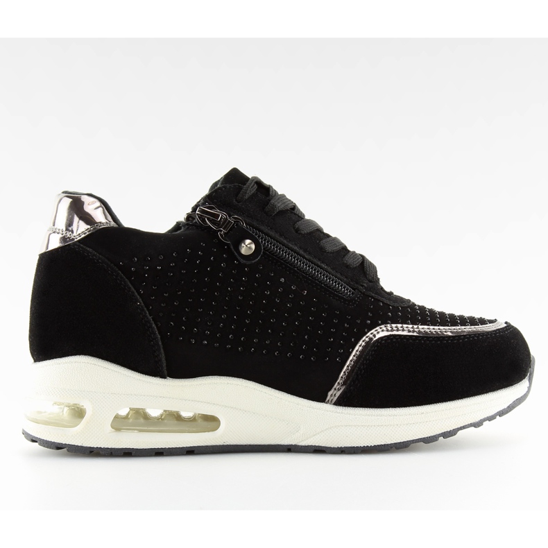 Black 1625 Deportivas negras de mujer negro
