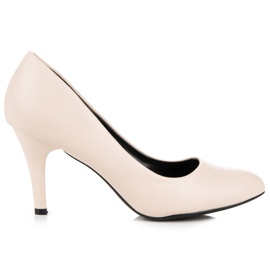 Tacones beige