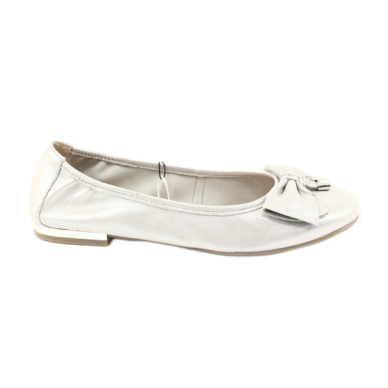 Caprice ballerinas zapatos de mujer 22111 plateado gris