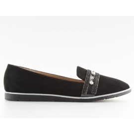Mocasines negros lordsy JN-181 Negro