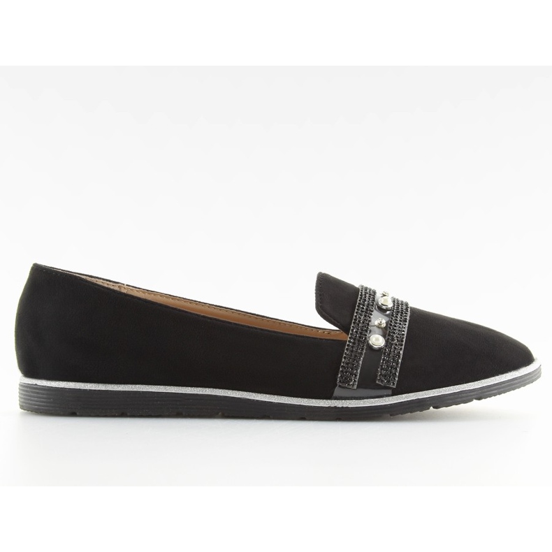 Mocasines negros lordsy JN-181 Negro
