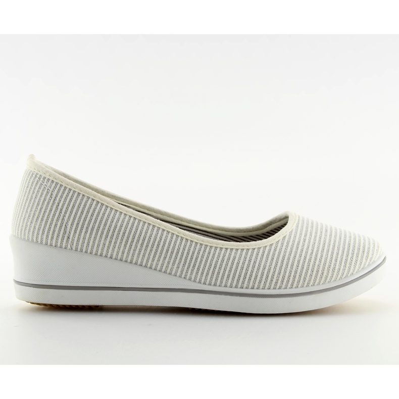 Bailarinas cuña plata c21v Plata gris Bailarinas cuña plata c21v Plata gris