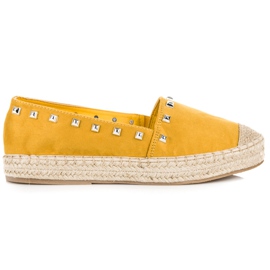 Nio Nio Alpargatas Amarillas Con Tachuelas amarillo
