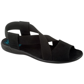 Sandalias negras de mujer Adanex 17498 negro