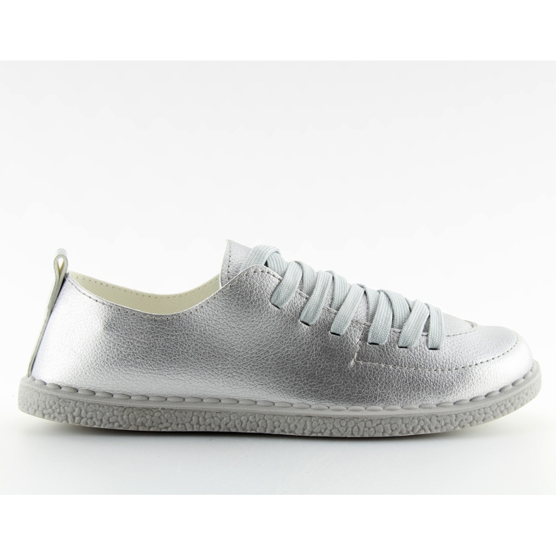 Sneakers plata mujer NB203p plata gris