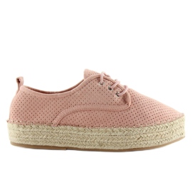 Alpargatas de mujer rosas LL-118 Pink