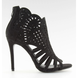 Botas punta abierta negras punta abierta M286 Negro