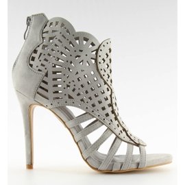 Botas punta abierta grises punta abierta M286 gris