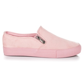 Seastar Slipons de ante rosa