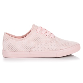 Deportivas Ante Calado rosado