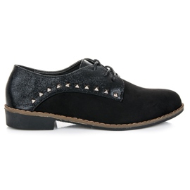 Queen Vivi Zapatos negros atados