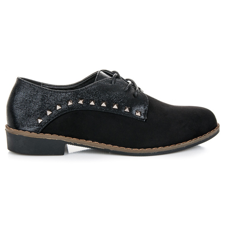 Queen Vivi Zapatos negros atados