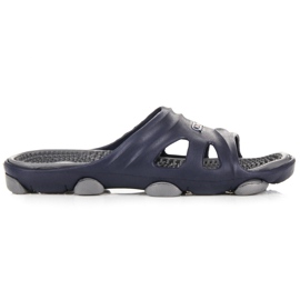 Hasby Zapatillas de piscina para hombre azul