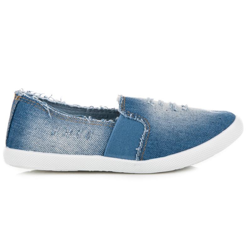 Bella Paris Zapatillas sin cordones de jeans azul Bella Paris Zapatillas sin cordones de jeans azul