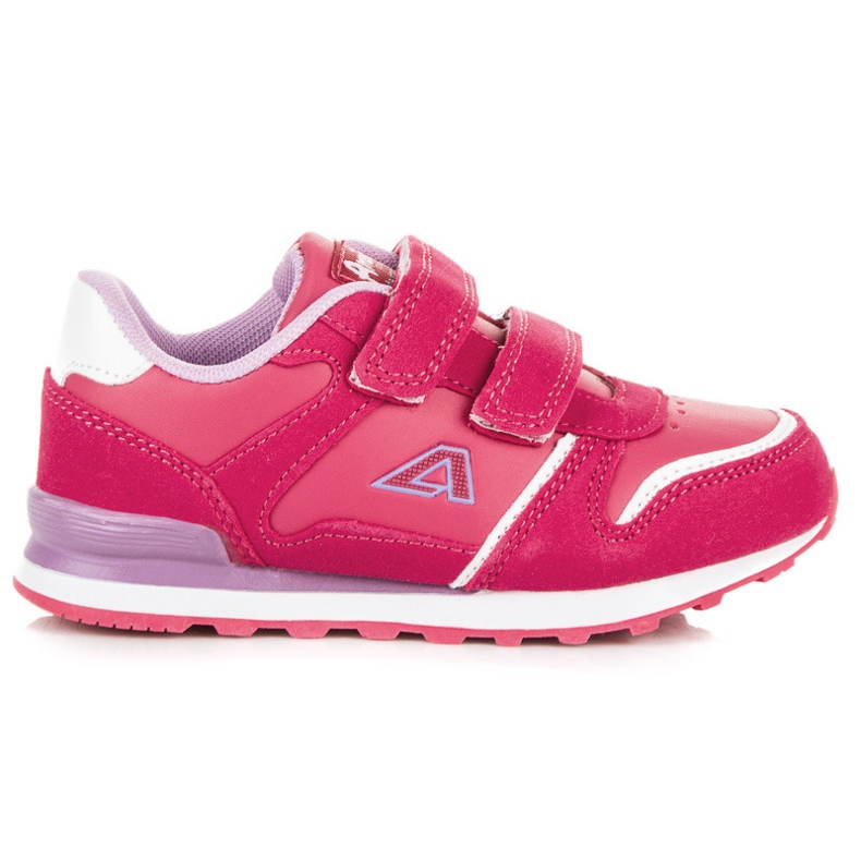 American Club Zapatos de mujer con velcro. rosado