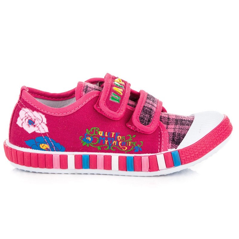 Hasby Deportivas niña cuadros rosado