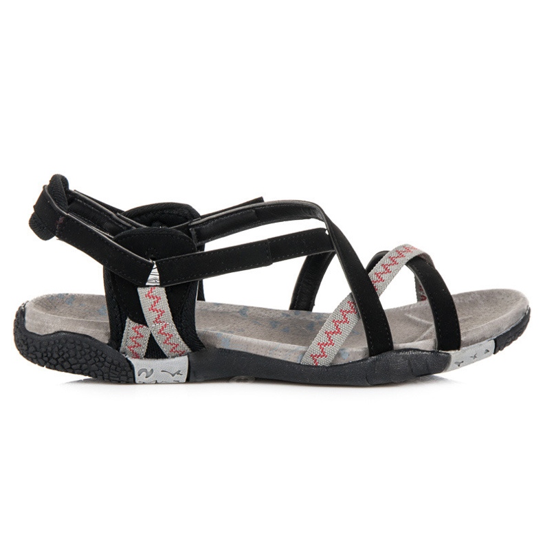 Hasby Sandalias Deportivas Con Velcro negro