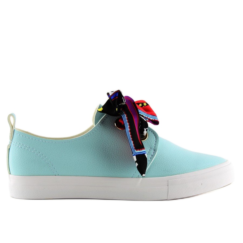 Zapatillas con cordones de cinta azul XL09P L.BLUE