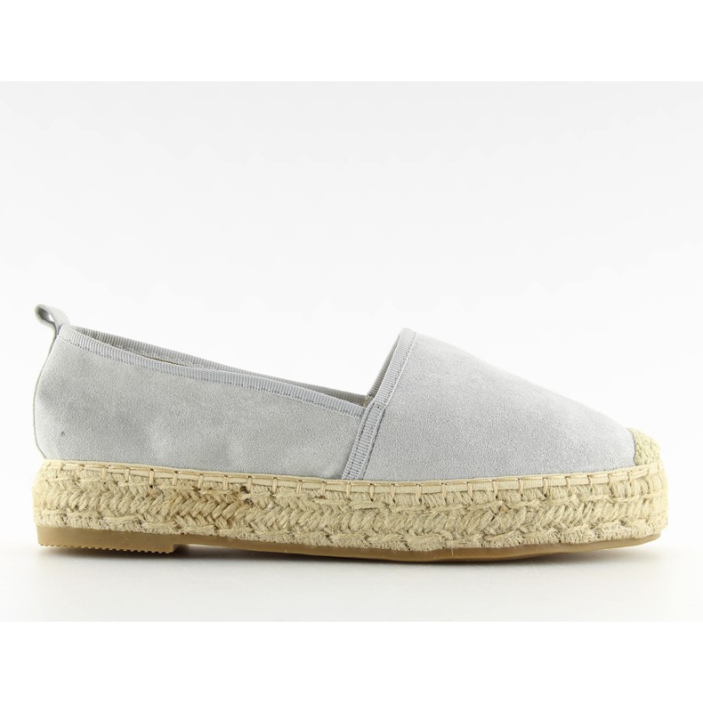 Alpargatas grises para mujer BB10P gris