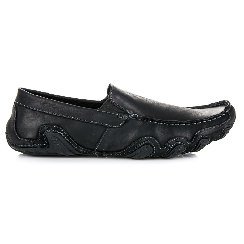 Hasby mocasines de piel negro Hasby mocasines de piel negro