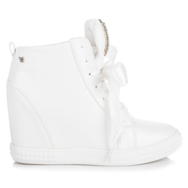 Vices Zapatillas atadas con una cinta blanco Vices Zapatillas atadas con una cinta blanco