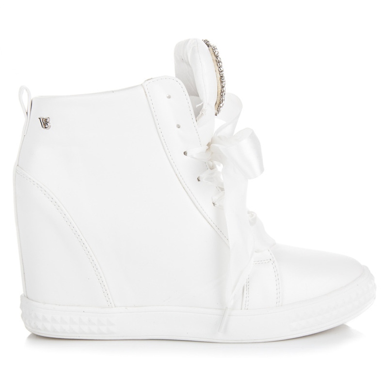 Vices Zapatillas atadas con una cinta blanco Vices Zapatillas atadas con una cinta blanco