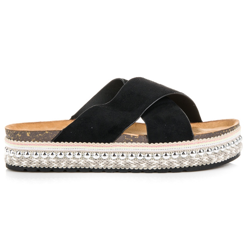 Seastar Zapatillas de ante en la plataforma negro