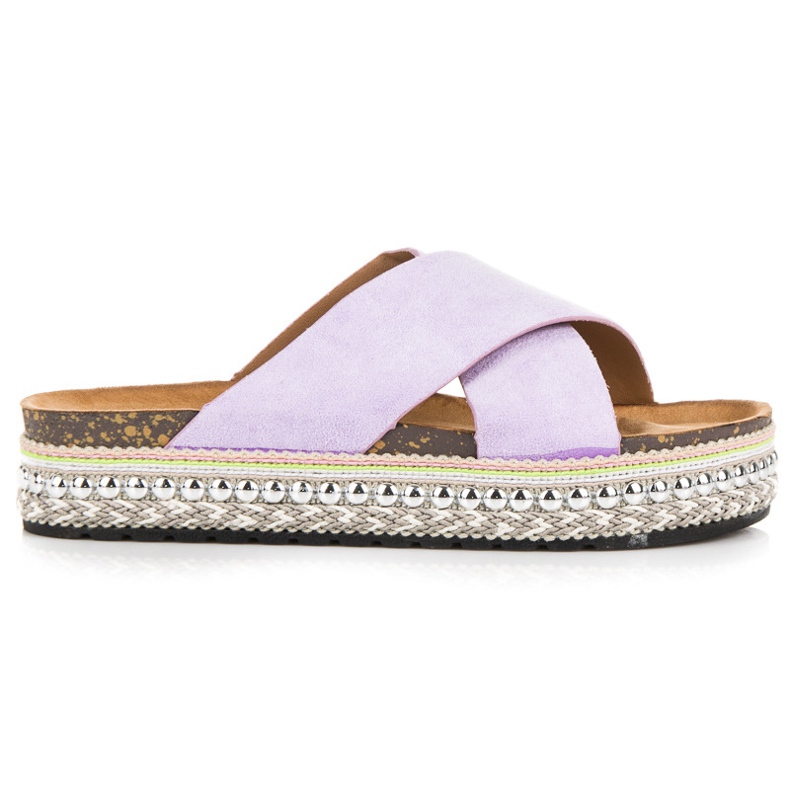 Seastar Zapatillas de ante en la plataforma violeta