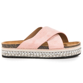 Seastar Zapatillas de ante en la plataforma rosado
