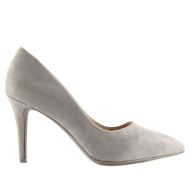 Gris Ante gris Mujer RS-GH31 Stilettos grises