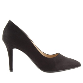 Stilettos mujer ante negro RS-GH31 Negro
