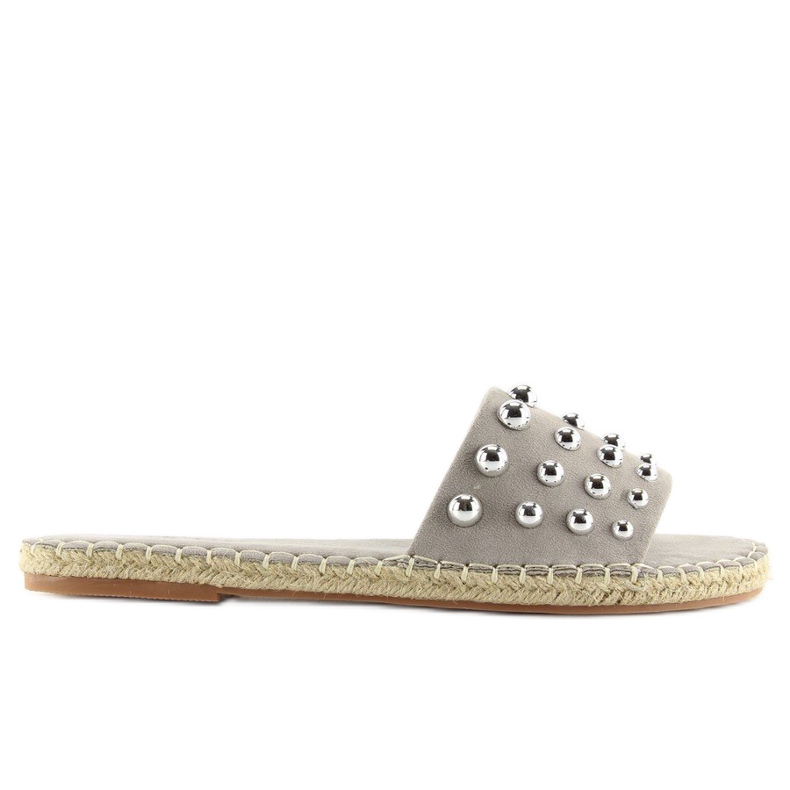 Gris Alpargatas de mujer grises LL-120P Gris