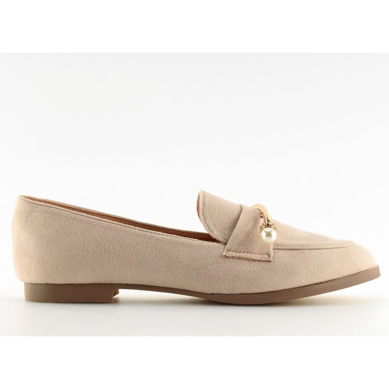 Mocasines mujer beige T315P Nude