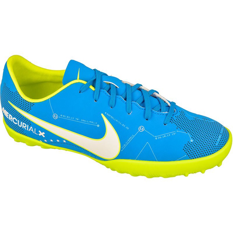 Nike MercurialX Victory VI NJR TF Jr 921494-400 zapatos de fútbol