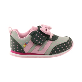 American Club Deportivas americanas con plantilla de piel rosado gris