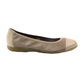 Bailarinas de mujer Caprice 22152 piel beige