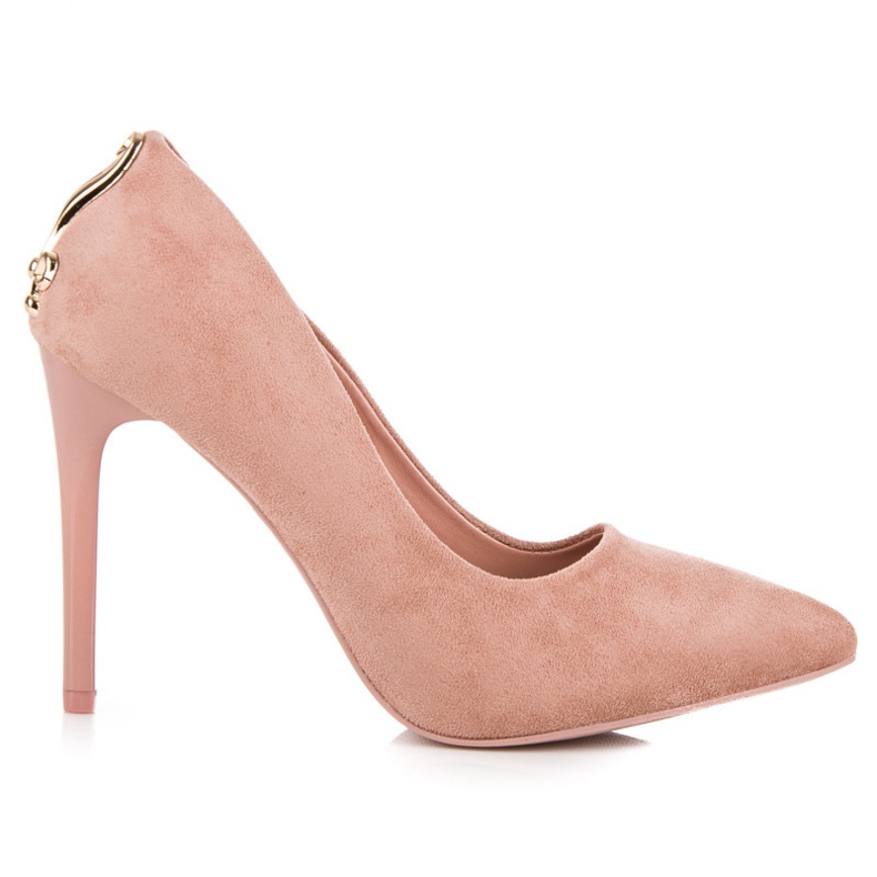 Seastar Tacones De Ante Con Adorno rosado