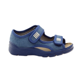 Sandalias niño con nabos Befado 113x010 azul marino azul Sandalias niño con nabos Befado 113x010 azul marino azul