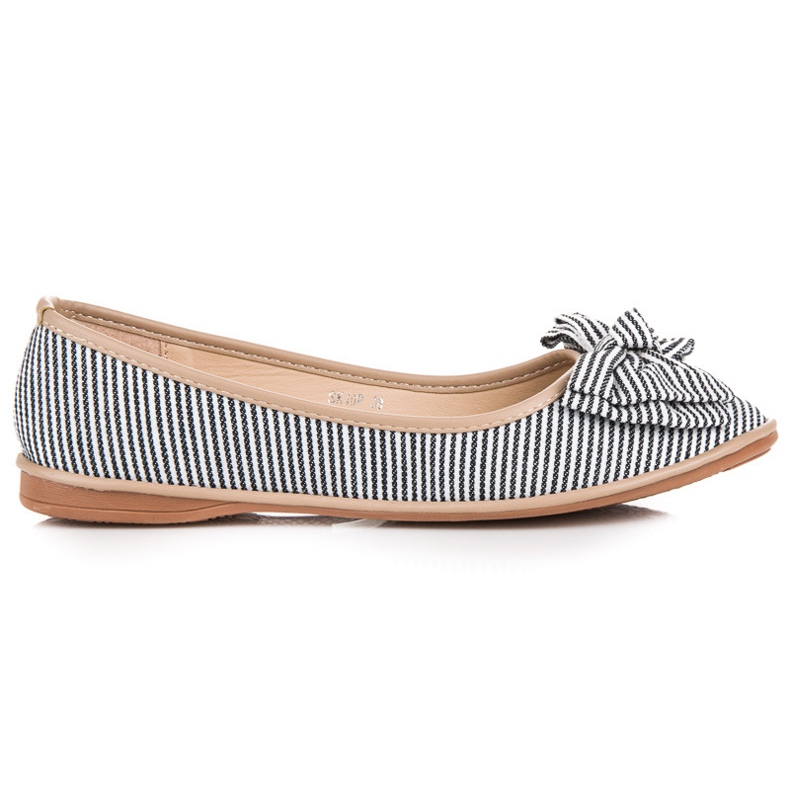 Seastar Bailarinas canalé con lazo negro