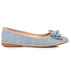 Seastar Bailarinas canalé con lazo azul