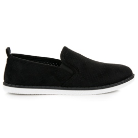 Bestelle Slipons calados negro